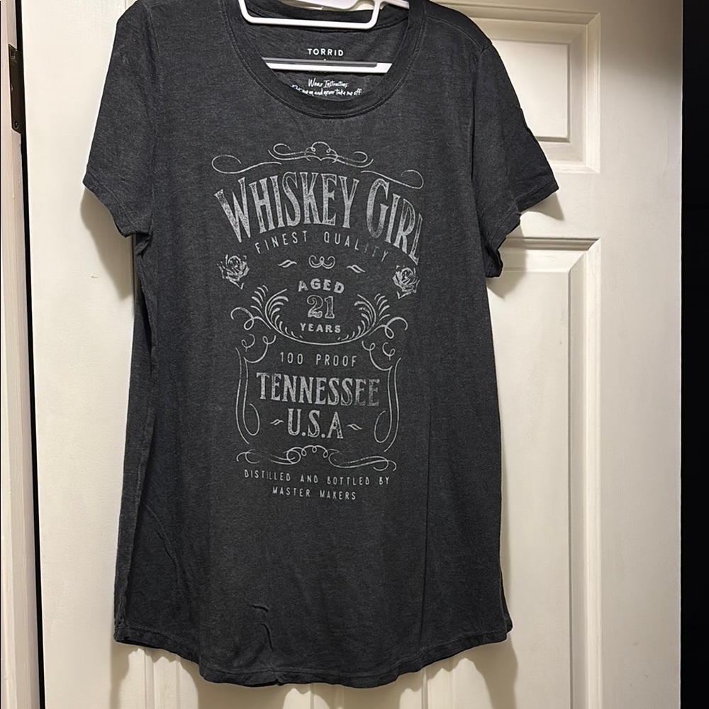 NWT Torrid Gray Short Sleeve Tee